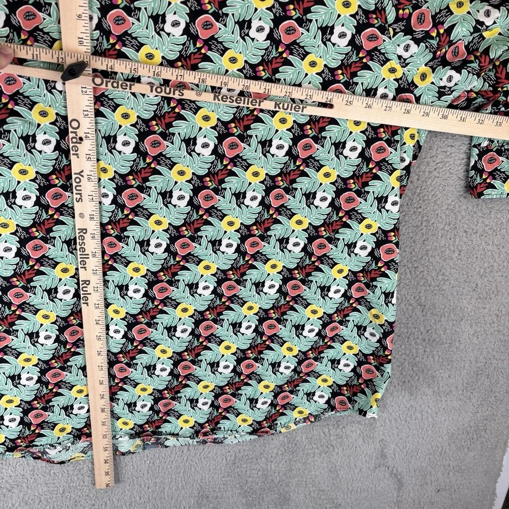 Daniel Cremieux Shirt Mens 3XB Big Hawaiian Graphic Print Button Loud Party